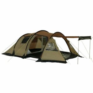 10T Outdoor Equipment Tunnelzelt »10T Felton 4 – Funktionelles 4-Personen Apsiden Tunnel-Zelt Vorraum mit Sonnendach WS=5000mm«
